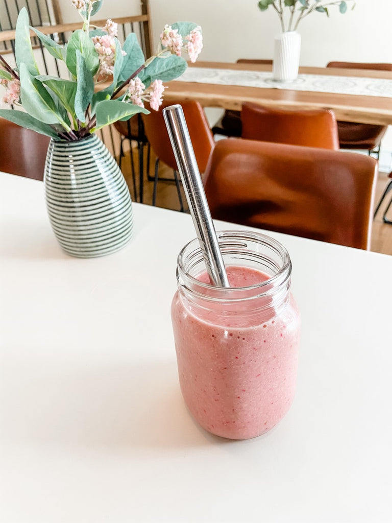 Strawberry Shortcake Smoothie Recipe (Dairy-Free)