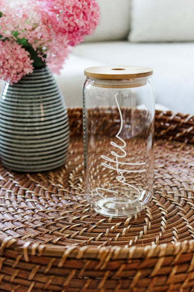 Boho Coffee Glass Cup - MTL STRW