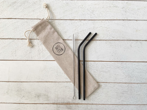 BENT Metal Straws