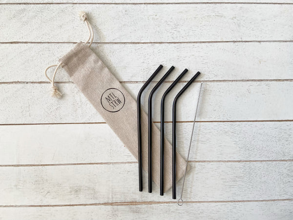 BENT Metal Straws
