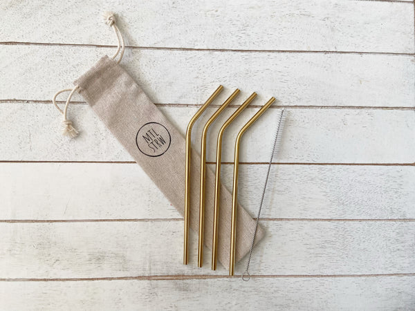 BENT Metal Straws