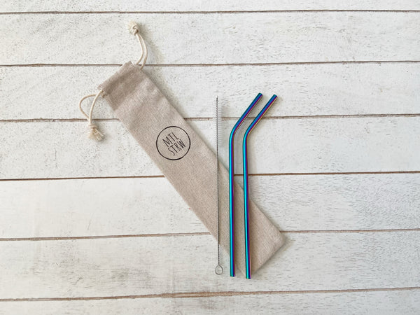 BENT Metal Straws