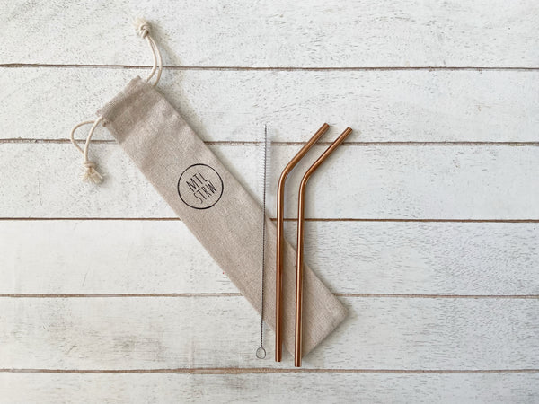 BENT Metal Straws