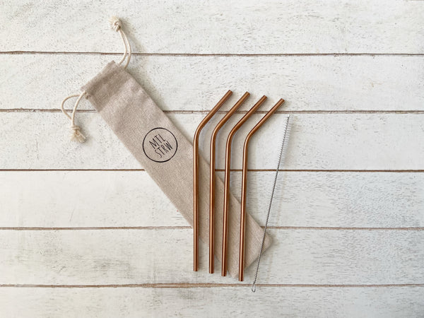 BENT Metal Straws