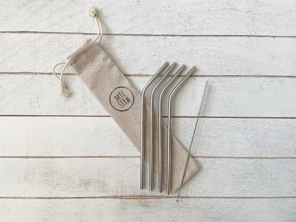 BENT Metal Straws