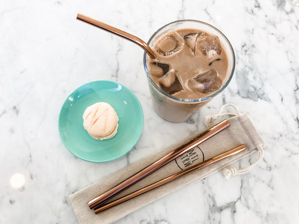 The Bundle: 3 Metal Straws (Smoothie + Straight + Bent)