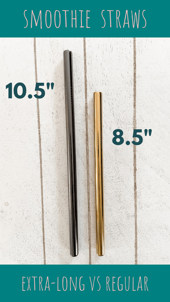 EXTRA - LONG SMOOTHIE Metal Straws - MTL STRW