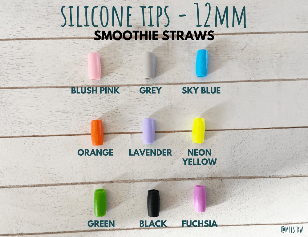 Silicone Straw Tip - Smoothie (12mm) - MTL STRW