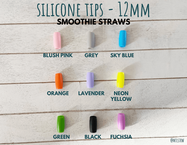 Silicone Straw Tip - Smoothie (12mm) - MTL STRW